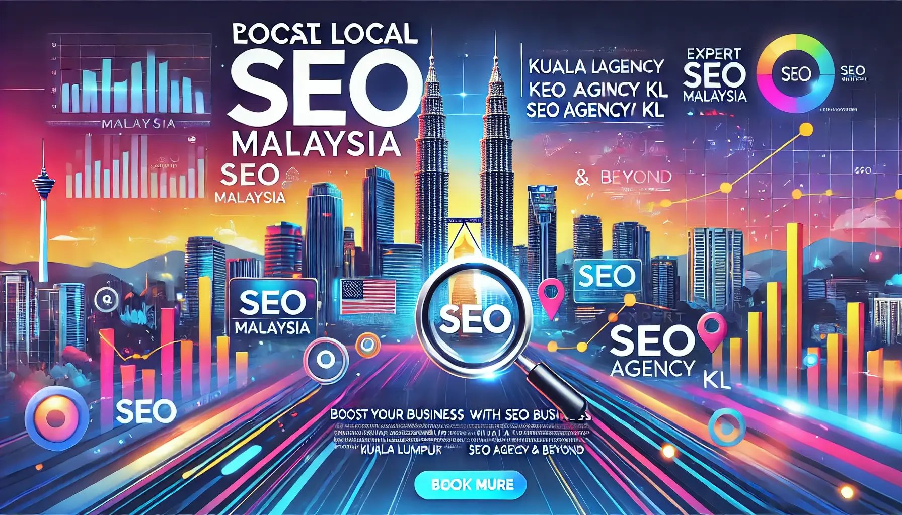 DALL·E 2024-09-08 21.56.59 - A vibrant, professional banner in 16_9 ratio for Local SEO Malaysia _ SEO Malaysia _ SEO Agency KL. The background features a dynamic Kuala Lumpur s